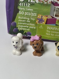 LEGO Friends #41112 Party Cakes Sealed Set + Assorted Dog Minifigures  Minifigs