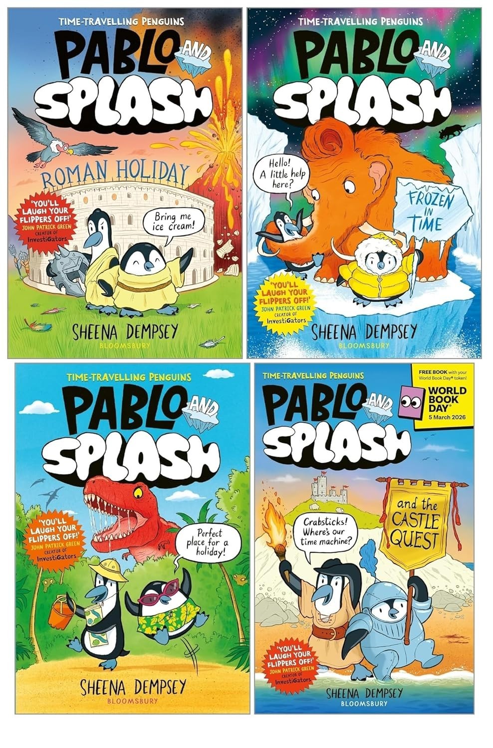 Pablo and Splash Graphic Novel Series by Sheena Dempsey 4 Books Collection Set