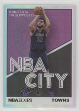 2019-20 Panini NBA Hoops NBA City Holo Karl-Anthony Towns #14 0l4h
