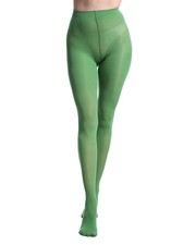 80 Denier Microfibre Tights for Women Soft Semi Opaque Solid Color High Waist...