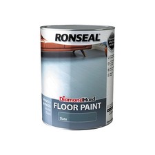 Ronseal Diamond Hard Floor Paint Satin Slate 5 litre