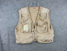 Vintage Wind River Vest Mens XL Tan Tactical Utility Hunting Fly Fishing Camping