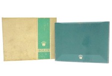 VINTAGE ORIGINALE ROLEX 1603 Datejust orologio scatola cassa striscia piramid...