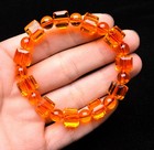 27.6g Natural Yellow Citrine Crystal Gemstone Crystal Bangle Bracelet AAA