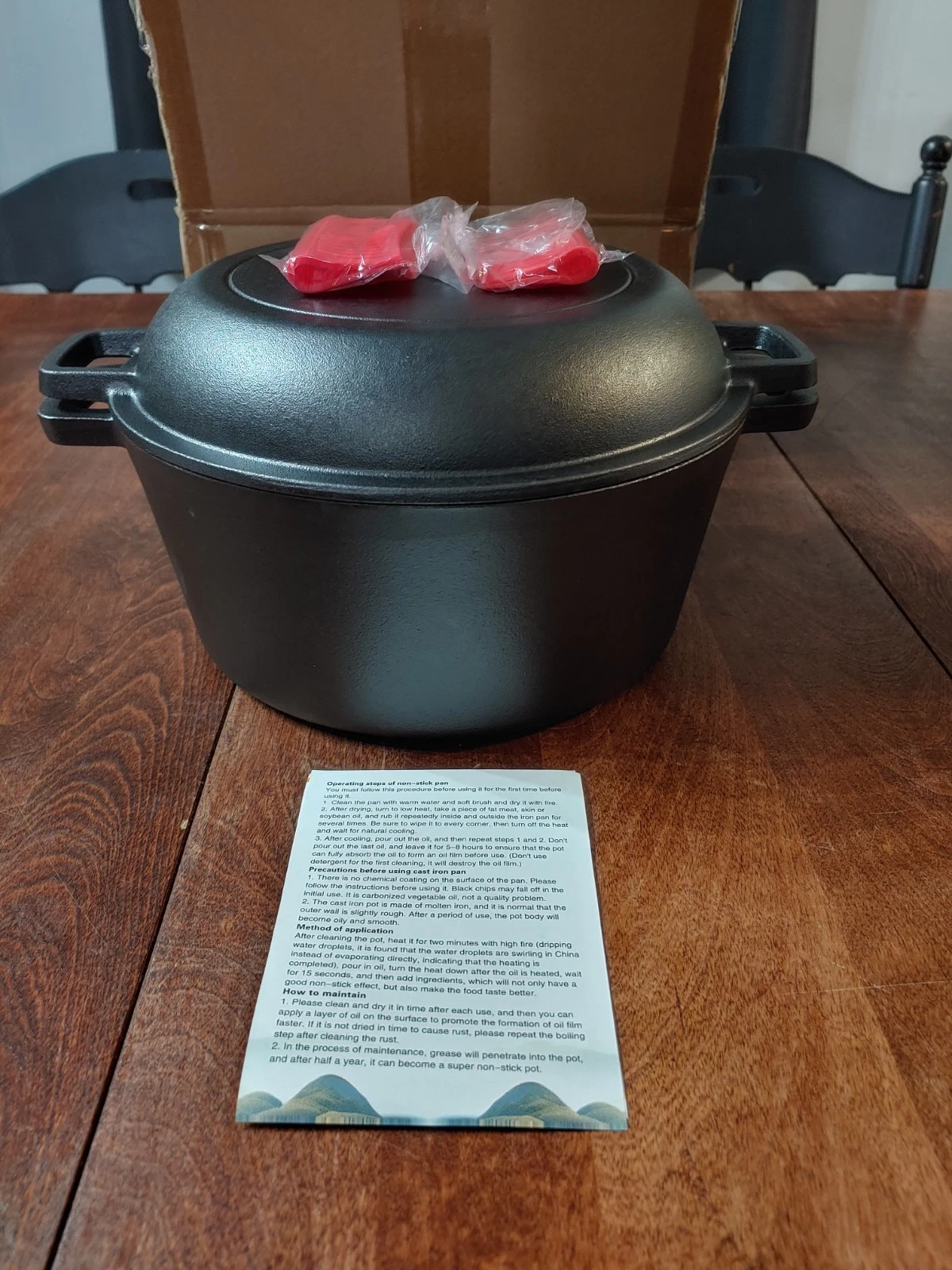 5 Qt Dutch Oven, Cast Iron