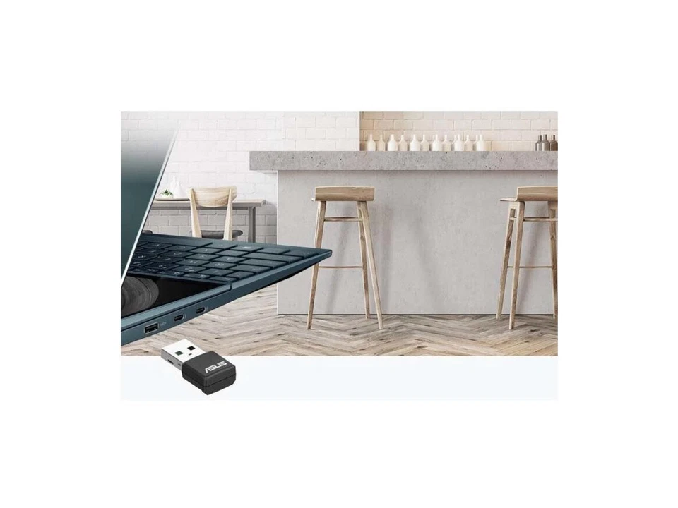 ASUS AX1800 Dual Band WiFi 6 USB Adapter, WiFi 6, 802.11ax, WPA3 Network - Image 3 of 4