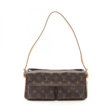 Borsa a tracolla Louis Vuitton Vivacite MM M51164 Monogram tela marrone usata...