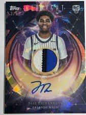 2025 NBA Topps Midnight Daybreak Jase Richardson Rookie Jersey Autograph /5