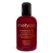 Mehron Stage Blood 4.5Oz Realistic Glossy Fake Blood For Sfx Halloween Cosplay