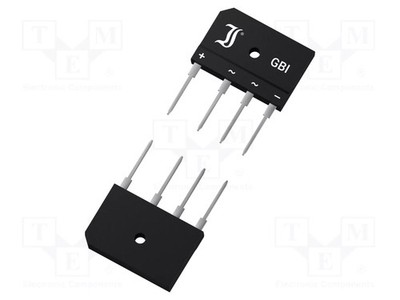 Brückengleichrichter: einphasig Urmax: 100V Ifsm: 300A If: 25A