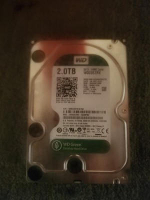 Western Digital HDD 2 TB WD20EZRX-00D8PB0 DCM : DHNNNTJMH 06 NOV 2013
