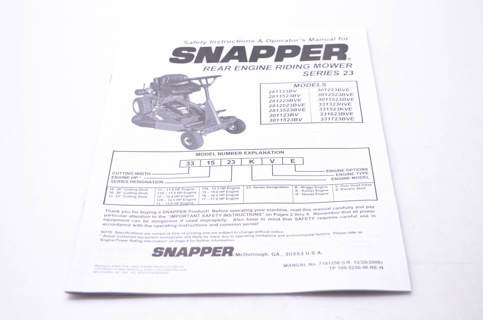 Wiring Diagram Snapper 2812523bve Parts Parts Rear Engine Manual