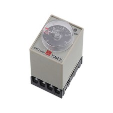 AC220V Timer Relay Time Relay Timing Delay 8P 1S-30S with Socket AH3-3