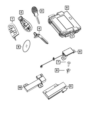Genuine Mopar Hub Receiver 68164928AI