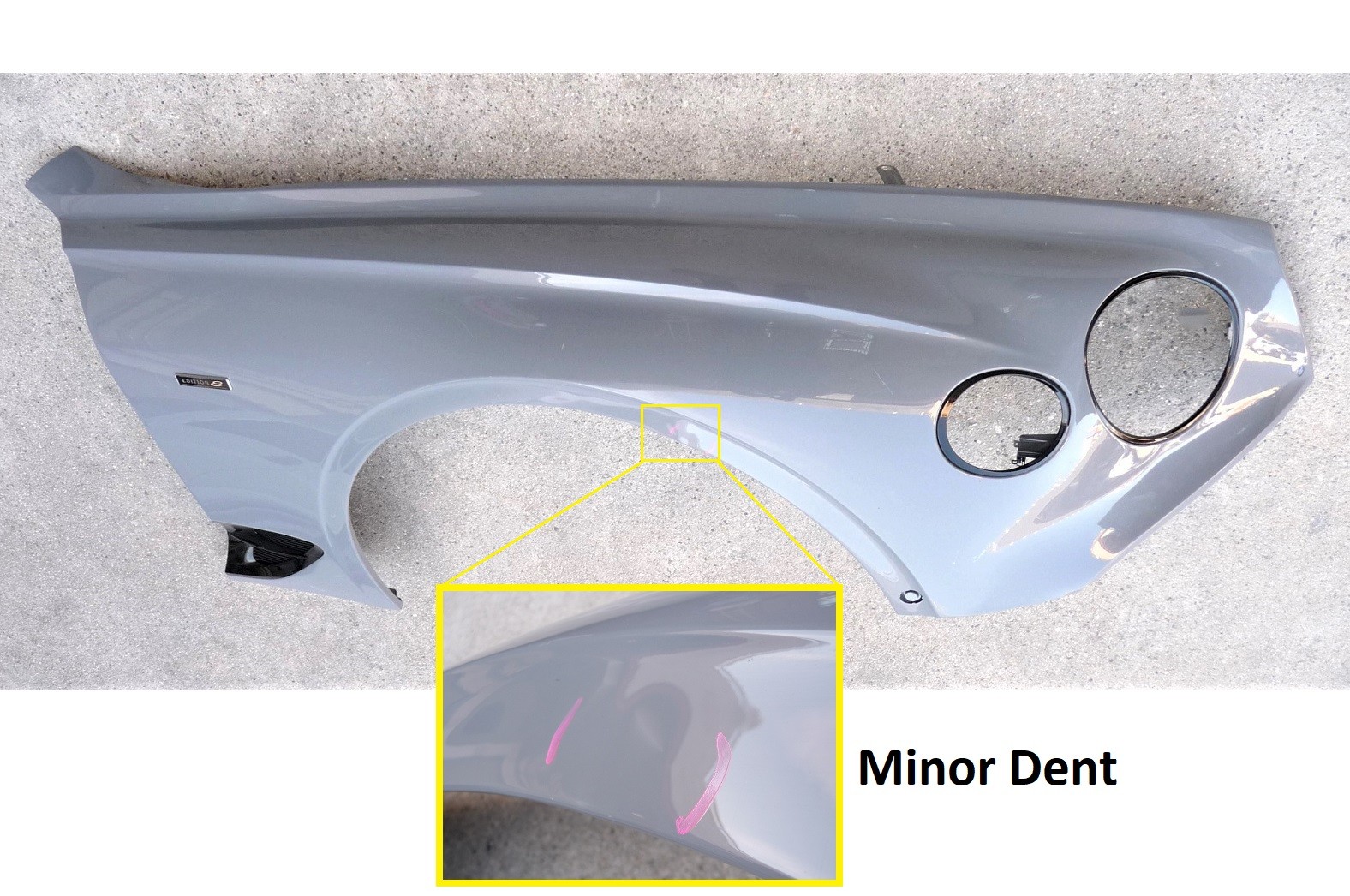 2019-2024 Bentley Continental GT GTC Front Right Fender Panel Wing 3SD821102R OE
