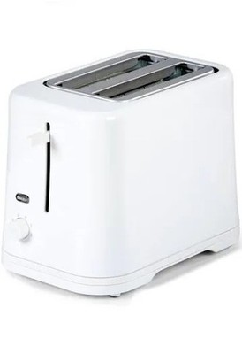 Morrisons Savers 2-Scheiben-Toaster weiße Farbe geringes Gewicht