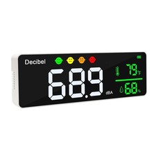 Decibel Meter Sound Level Reader + Humidity & Temperature. Classroom Noise5696