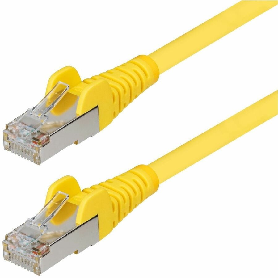 StarTech.com 6-футовый желтый кабель Ethernet CAT6a, RJ45 без зацепления, 10G, 100 Вт PoE,