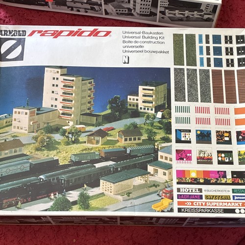 Arnold Rapido Kit de Construcción Universal #6791 Calibre N 1:160 Juego de 2 Calcomanías de Plástico | Condition: Used