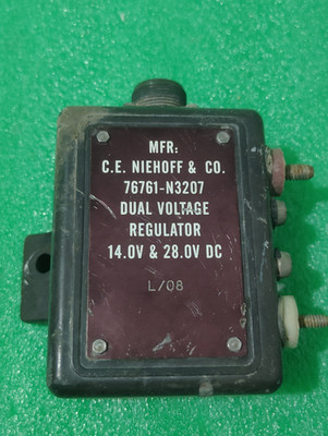 CE Niehoff N3207  76761-N3207 Dual Voltage Regulator 14 & 28 Vdc
