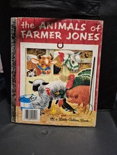 Little Golden Book The Animals Of Farmer Jones 1977 Vintage Book