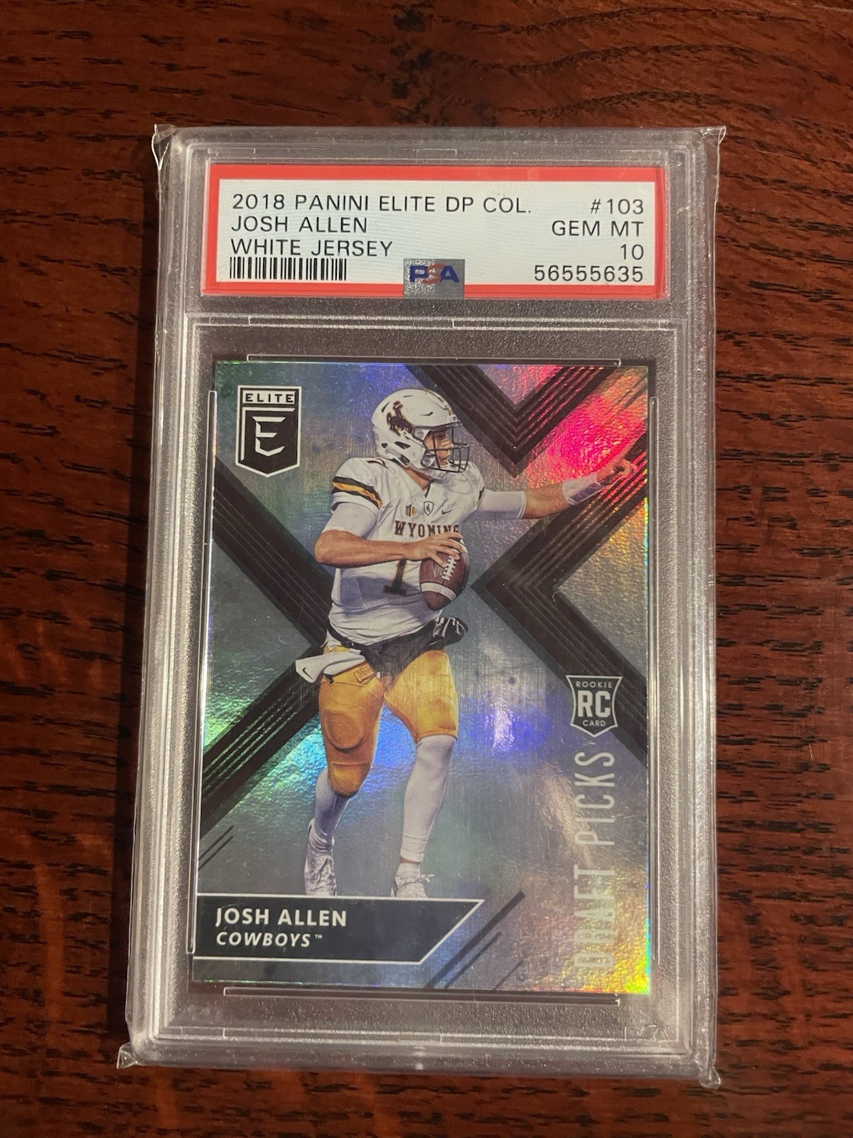 Josh Allen PSA 10 Lot (7) Rookie RC + Optic Holo Phoenix Mosaic Bills GEM MINT view 8