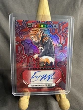 2024 Panini Obsidian - Seismic Signatures Evan McPherson #SS-EPN Red 43/75 (AU)