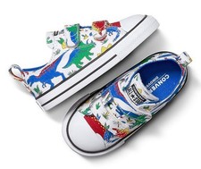 New Adorable Converse Chuck Taylor All Star Toddler Boys Shoes Size 10 Dinosaur