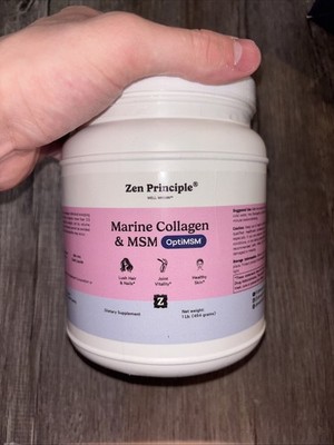 Zen Principle Marine collagen Powder & MSM- 1lb