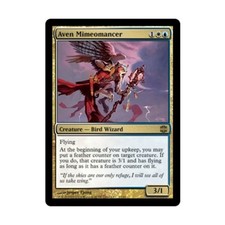 WotC MtG Alara Reborn Aven Mimeomancer (R) (Foil) NM