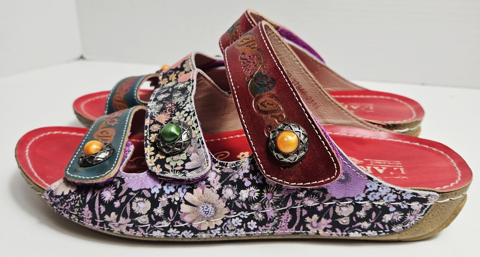 L'Artiste Spring Step CastleWalk Sandals Women size 39 US 8