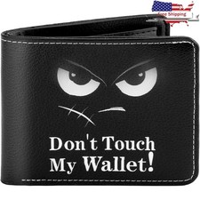 High Capacity Kids Wallet RFID Protection Durable Leather Boys Gift Essential US