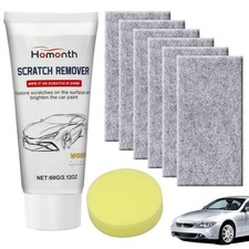60g Car Scratch Remover Set Easy To Use Car Scratch Repair Paste with 6 Nano