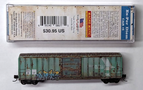 MTL Micro-Trains 02544931 EEC 3017 ex Berlin Mills FW Factory Weathered - Afbeelding 3 van 3