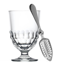 French Artois Absinthe Glass & Absinthe Spoon - Set