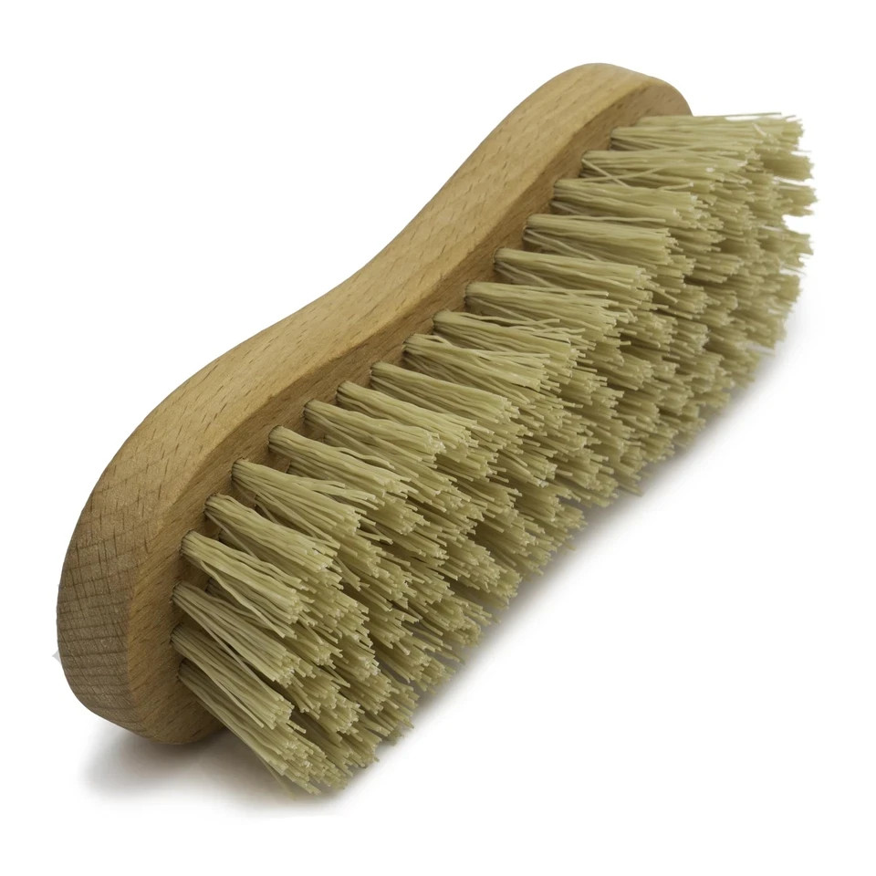 Bristle Brush for Cleaning - Heavy Duty Scrub Brush - Economy Utility Hand-Held