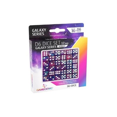 GGS50027 - Galaxy Series - Nebula - D6 Dice Set 12 mm (36 pcs)