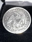 1853 New Orleans Ungraded Seated Liberty Half Dollar With Rays And Arrows