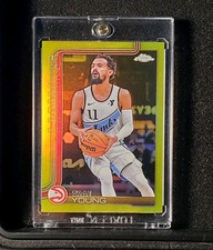 2025-26 Topps Chrome - Trae Young #5 Yellow Refractor /275