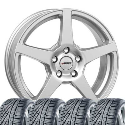 4 Complete Winter Wheels for Audi A1 6.5x16 Valea SIL 195/55 R16 91H Nexen Wi