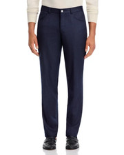 Jack Victor Men's Sage Five-Pocket Pants Navy Size 32R NEW without Tags 