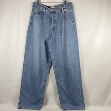 Free People We The Free Jeans 29 Blue Crossroads Mid Rise Slim Straight New