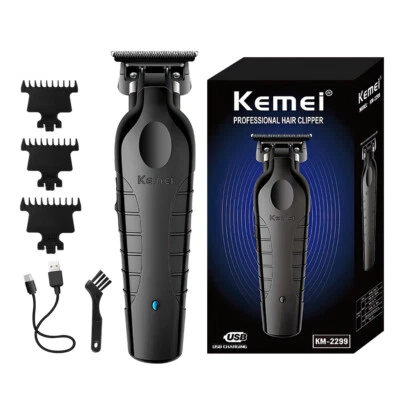 Kemei Hair Clippers Cordless Trimmer Hair Cutting Zero Gap Hair Cut Washable UK