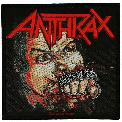 Anthrax - Fistfull of Metal gewebter Aufnäher - woven Patch Neu & Official!