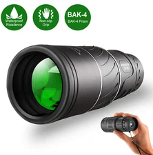 40x60 HD Binoculars & Monocular BAK4 Prism High Power Waterproof 