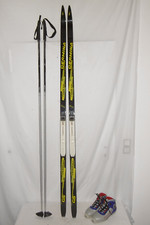 GERMINA " TOUR " TOP LANGLAUFSKI 180 CM + LANGLAUFSCHUHE GR:38 IM SET