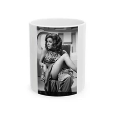 Diana Rigg #43 (Vintage Female Icon) White Coffee Mug