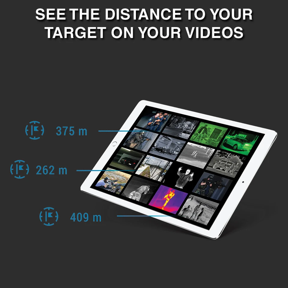 Telémetro láser inteligente balístico auxiliar ATN ABL 1500 reacondicionado con Bluetooth Foto 3 de 4