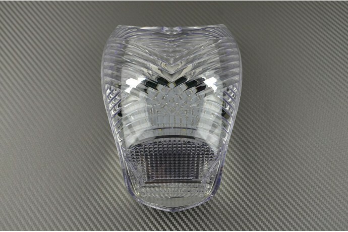 Feu arrière LED transparent résistant aux vibrations pour rénover l'éclairage BMW R1200R