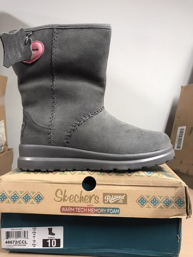 skechers with warm tech memory foam